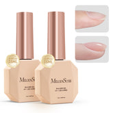 MelodySusie gel-builder transparente 15ml para alargar uñas y crear un acabado liso.