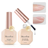 MelodySusie Base Gel 15ml: base clara para fortalecimiento y construcción de apex.