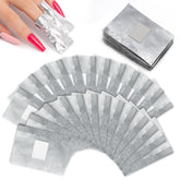 MelodySusie envolturas de aluminio para uñas grandes, ajuste cómodo para retirada