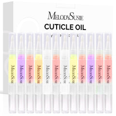MelodySusie set de aceite para cutícula en 12 piezas para cuidado completo de uñas