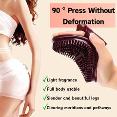 Meridian Brush Massage: uso para cuerpo entero, cuello y piernas.