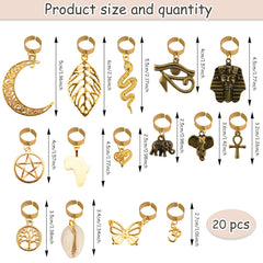 Messen Locs charm mariposa para trenzas, añade brillo y estilo.
