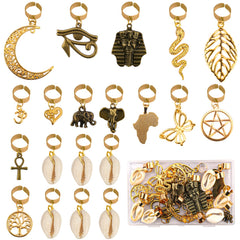Messen Locs accesorio serpiente para trenzas, decorativo y reutilizable.