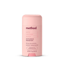 Method Pure Peace con agua de rosas para uso diario.