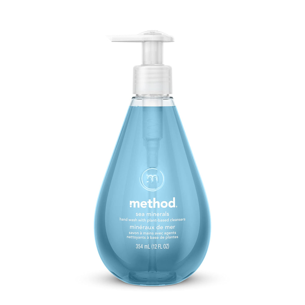 Method Gel Manos minerales marinos – botella 355 ml, aroma fresco para uso diario.