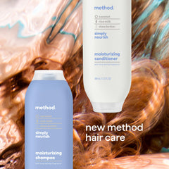 Acondicionador gel Method Simply Nourish 13,5 onzas facilita peinado y suavidad.