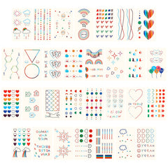 Metker tatuajes impermeables para fiestas, ideales para jugar cerca del agua.