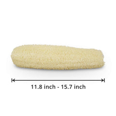 METLUCK lufa vegetal grande con textura natural para higiene diaria
