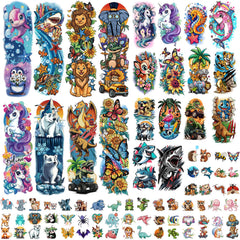 Metuu unicornio tatuaje temporal: diseño vivo para fiestas y juego creativo