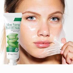 MIESCHER Mascarilla despegable de aloe vera hidrata tras exposición solar.