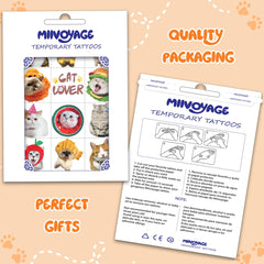 Conjunto empaquetado individualmente MIIVOYAGE, tatuajes impermeables para fiestas.