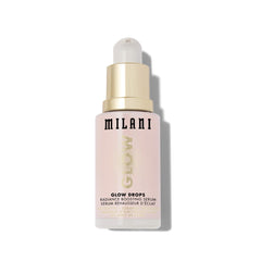 Milani Glow Drops piel hidratada y luminosa tras uso suave.
