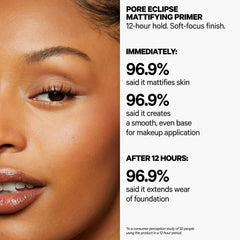 Milk Makeup Pore Eclipse, controla el brillo para rostro mate todo el día.