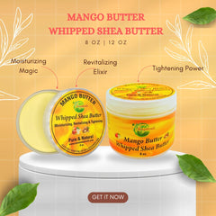 Mine Botanicals manteca de karité y mango nutren la piel áspera