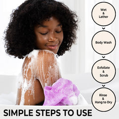 MINISENTIALS esponja con espuma abundante para un baño tipo spa en casa