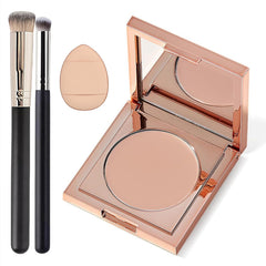 Mirmogo Corrector CC con brocha para ojeras, aplicación precisa.