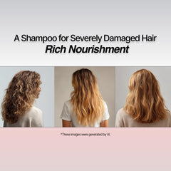 Mise En Scene Perfect Serum Super Rich Shampoo, ingredientes como argán que nutren y suavizan el cabello.