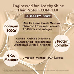 Mise En Scene Salon 10 Proteína Tratamiento: cabello húmedo recibe nutrición profunda