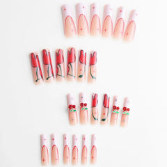 MISUD kit de uñas con adhesivo incluido, aplicación rápida y segura.