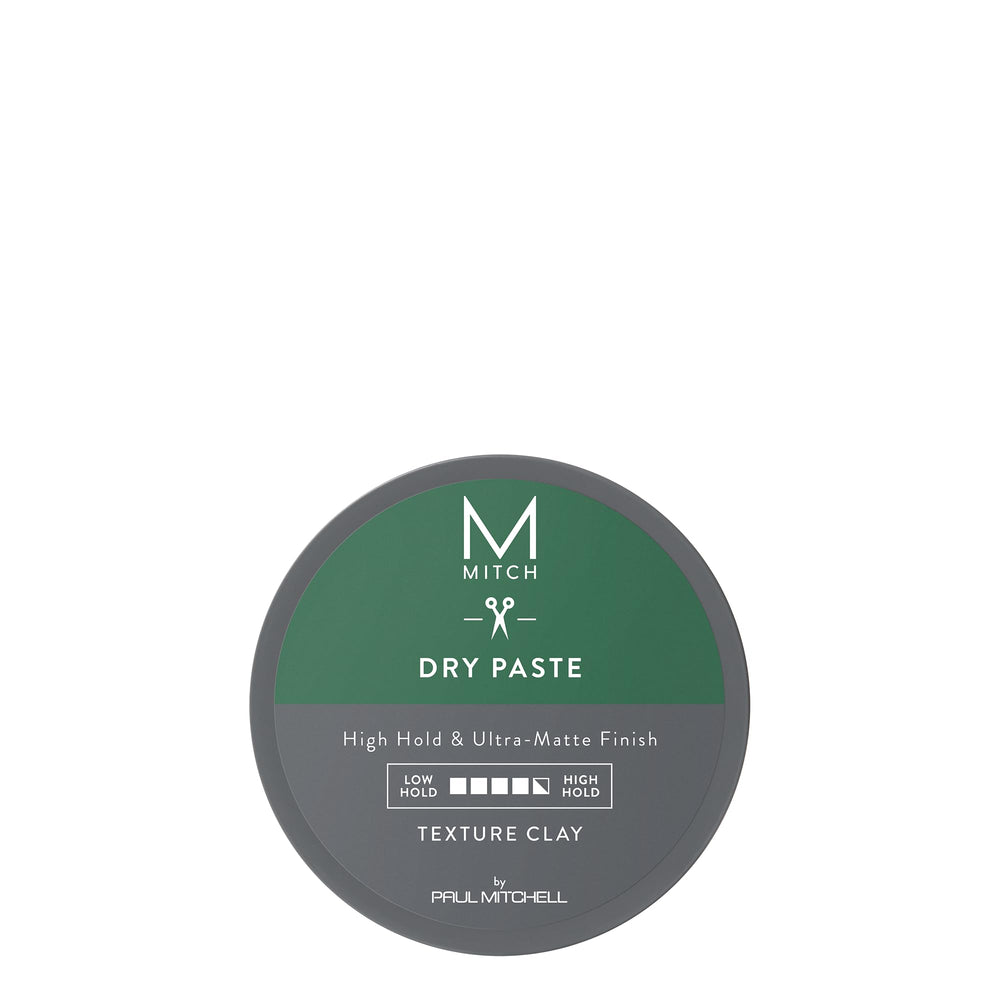 MITCH Pasta texturizante en arcilla, envase de 3 oz para peinado con acabado mate.