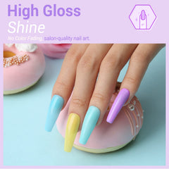 Modelones esmalte gel pastel verde para tono fresco