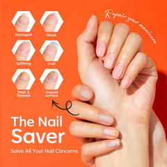 Modelones Growth Serum mejora la apariencia de uñas con uso regular.