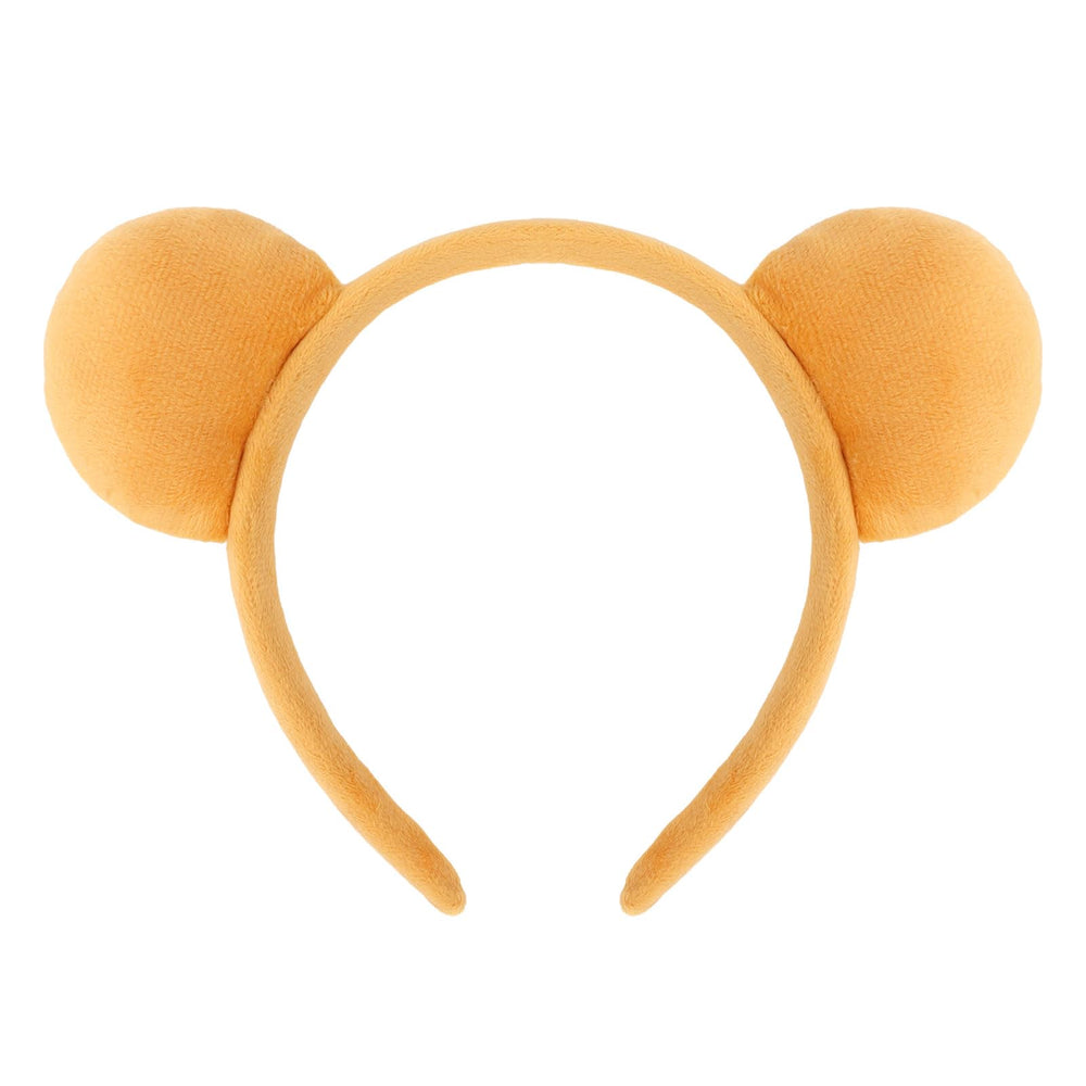 Diadema oso amarillo de Moikolok frente para un look divertido y cómodo