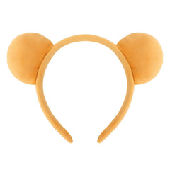 Diadema oso amarillo de Moikolok frente para un look divertido y cómodo