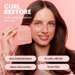 MONDAY HAIRCARE CURL RESTORE: aplicación suave en rizos para definición y brillo