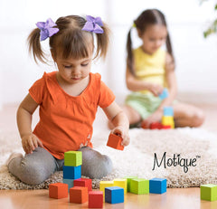 Detalle del clip grosgrain lavanda del lazo Motique Accessories para niñas