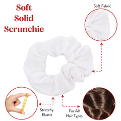 Motique gomas para coleta sólidas en blanco, ideales para recogidos rápidos.