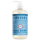 jabon-manos mrs-meyers-botella con lluvia limpia suavemente la piel