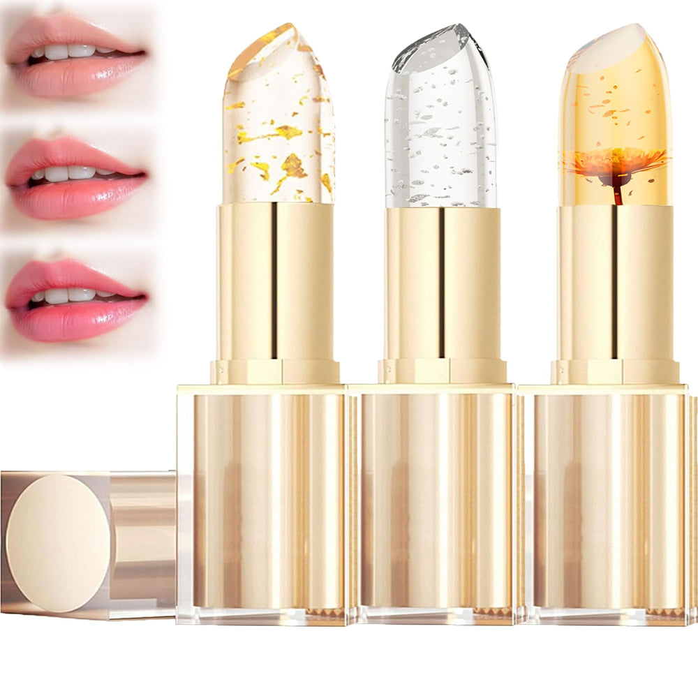 Barra de labios MUNIP: aplicación suave que cambia color para tono natural.