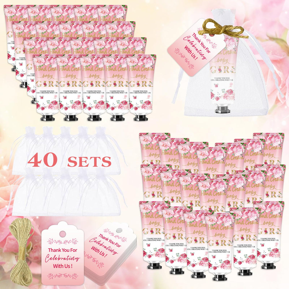 Cremas de manos MZANK con aroma a rosas, regalo perfecto para la llegada del bebé.