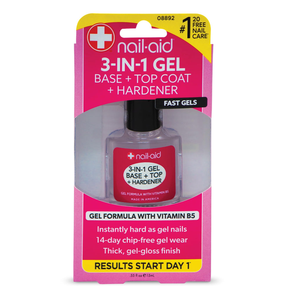 NAIL-AID gel base transparente mejora adherencia y duración de la manicura
