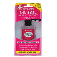 NAIL-AID gel base transparente mejora adherencia y duración de la manicura