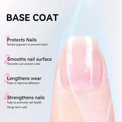 Nailshion nutrición vitamina E calcio cuida uñas y realza acabado claro.