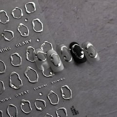 Namrec diseños oro plata 5D relieve para manualidades