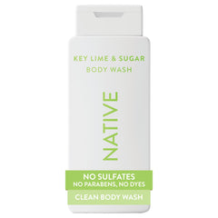 Native Body Wash con ingredientes naturales para una limpieza suave y eficaz