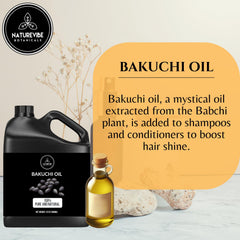 Bakuchi aceite para cuidado diario del cabello, Naturevibe Botanicals.