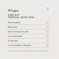 Naturium Azelaico 10% etiqueta muestra niacinamida y vitamina C para tono