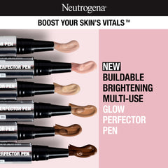 Neutrogena Glow Perfector Concealer Pen: dispensador por clic para cobertura ligera y precisa.
