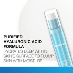 Ácido hialurónico purificado de Neutrogena Hydro Boost para hidratación duradera.