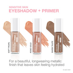 Muestra de color en piel con acabado metálico suave de Neutrogena.
