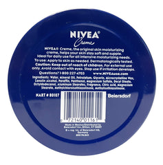 NIVEA Creme en lata de 400 ml, ideal para cuidado diario de la piel.