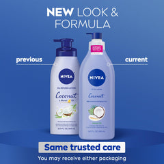 NIVEA Loción con dispensador facilita la aplicación diaria.