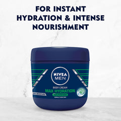 NIVEA Men crema corporal en envase ergonómico para aplicación cómoda
