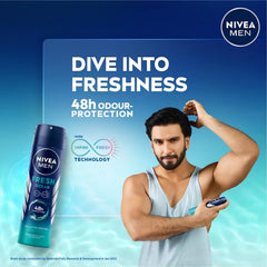 NIVEA MEN Fresh Ocean, protección de olor hasta 48 horas.