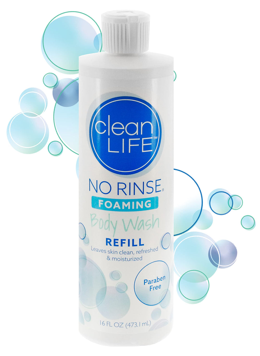 No-Rinse: botella de espuma para rellenar y uso diario sin agua