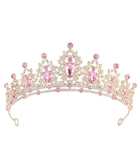 Corona de cristal NOIMTTY, diadema para princesa, brillo deslumbrante para ocasiones especiales.